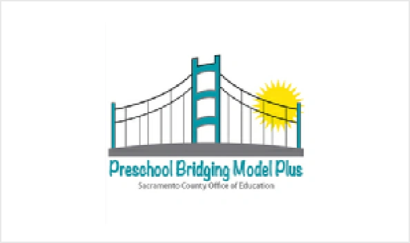 A logo of the bridge that is part of the school.